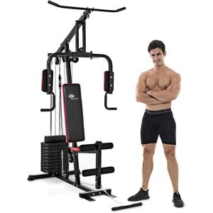 imageGoplus Multifunction Home Gym System Weight Training Exercise Workout Equipment Fitness Strength Machine for Total Body Training