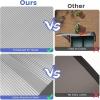 imageGoplus Awnings for Doors 80quot x 40quot Window Awning with Rain Snow Sunlight UV Protection UPF 50Hollow Sheet Outdoor Overhead Awning Canopy Exterior Polycarbonate Awnings for Patio Porch DeckClear with Gray Bracket