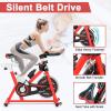 imageGoplus Exercise Bike Stationary Bike w 30 lbs Steel Flywheel LCD Monitor Quiet Belt Driven System Adjustable Seat ampamp Handlebar Indoor Cycling Bike for Home ampamp Gym Use