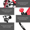 imageGoplus Indoor Cycling Bike Stationary Bicycle Exercise Bike with Flywheel LCD Display Water Bottle Cardio Fitness Cycle Trainer Professional Exercise Bike for Home and Gym Use