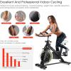 imageGoplus Indoor Cycling Bike Stationary Bicycle with Flywheel and LCD Display Cardio Fitness Cycle Trainer Professional Exercise Bike for Home and Gym Use30 LBS Flywheel