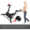 imageGoplus Stationary Bicycle Indoor Cycling Bike with Heart Rate Sensors LCD Display Professional Exercise Bike for Home and Gym Use Standard
