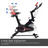 imageGoplus Stationary Bicycle Indoor Cycling Bike with Heart Rate Sensors LCD Display Professional Exercise Bike for Home and Gym Use Standard