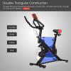 imageGoplus Stationary Bicycle Indoor Cycling Bike with Heart Rate Sensors LCD Display Professional Exercise Bike for Home and Gym Use Standard
