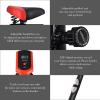 imageGoplus Stationary Bicycle Indoor Cycling Bike with Heart Rate Sensors LCD Display Professional Exercise Bike for Home and Gym Use Standard