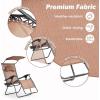 imageGoplus Zero Gravity Chairs XLarge Folding Lounge Lawn Chair wCanopy Shade ampamp Cup Holder Adjustable Folding Patio Recliner for Pool Porch Deck Oversize WineCoffee Zero Gravity Chair