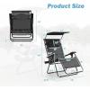 imageGoplus Zero Gravity Chairs XLarge Folding Lounge Lawn Chair wCanopy Shade ampamp Cup Holder Adjustable Folding Patio Recliner for Pool Porch Deck Oversize WineBlack Zero Gravity Chair