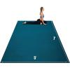 imageGoplus Large Yoga Mat 7 x 5 x 8mm  6 x 4 x 8mm Workout Mat with Straps Eco Friendly Extra Thick Non Slip Fitness Exercise Mat for Home Gym Floor Cardio Plyo MMA Jump Rope Stretch7x5 Oasis Blue