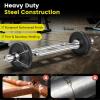 imageGoplus 34 Olympic Triceps Bar 700LBS Capacity Steel Weight Barbell wKnurled Handles 2 Spring Collars Home Gym Strength Training Bar for Weightlifting Squats Deadlifts Shrugs