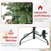 imageGoplus 6ft PreLit Artificial Christmas Tree Hinged Holiday Xmas Full Tree with 2116 Lush PVC ampamp PE Tips 300 Warm White LED Lights Foldable Metal Stand Seasonal Home Office Party Decoration6 FT