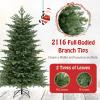 imageGoplus 6ft PreLit Artificial Christmas Tree Hinged Holiday Xmas Full Tree with 2116 Lush PVC ampamp PE Tips 300 Warm White LED Lights Foldable Metal Stand Seasonal Home Office Party Decoration6 FT