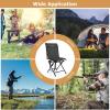 imageGoplus Hunting Chair 360 Swivel Folding Hunting Blind Chair with Carrying Strap 330LBS Capacity Portable Deer Hunting Stool Silent Ground Dove Hunting Chai No AssemblyBlack