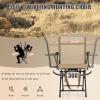 imageGoplus Hunting Chair 360 Swivel Folding Hunting Blind Chair with Carrying Strap 330LBS Capacity Portable Deer Hunting Stool Silent Ground Dove Hunting Chai No AssemblyBrown