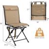 imageGoplus Hunting Chair 360 Swivel Folding Hunting Blind Chair with Carrying Strap 330LBS Capacity Portable Deer Hunting Stool Silent Ground Dove Hunting Chai No AssemblyBrown