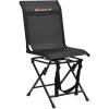 imageGoplus Hunting Chair 360 Swivel Folding Hunting Blind Chair with Carrying Strap 330LBS Capacity Portable Deer Hunting Stool Silent Ground Dove Hunting Chai No AssemblyBlack