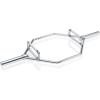 imageGoplus Olympic Hex Bar with TwoHandle Options for Squats Deadlifts Shrugs and Power Pulls 56quot Long Chrome Finish Hex Weight Lifting Bar 800lbs Weight Capacity Very Heavy at About 53 lbs