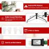 imageGoplus 9ft PreLit Artificial Christmas Tree Hinged Xmas Tree with 360 Quick Power Connector 690 MultiColor ampamp Warm White LED Lights 9 Modes 1714 Pine Needles ampamp PVC Tips Home Office Decoration9 FT