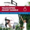 imageGoplus Basketball Hoop Outdoor 4910 FT Quickly Height Adjusted Basketball Goal System with 44 Inch PC Backboard Basketball Rebound Wheels for Kids Teens Youth Adults Court Backyard Driveway