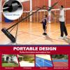 imageGoplus Basketball Hoop Outdoor 4910 FT Quickly Height Adjusted Basketball Goal System with 44 Inch PC Backboard Basketball Rebound Wheels for Kids Teens Youth Adults Court Backyard Driveway
