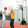imageGoplus Basketball Hoop Outdoor 4910FT Height Adjustable Portable Basketball Stand System wShatterproof Backboard 2 Wheels Fillable Base Free Weight Bag Basketball Goal for Teens Youth Adults