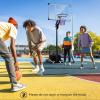 imageGoplus Basketball Hoop Outdoor 4910FT Height Adjustable Portable Basketball Stand System wShatterproof Backboard 2 Wheels Fillable Base Free Weight Bag Basketball Goal for Teens Youth Adults