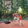 imageGoplus Basketball Hoop Outdoor 63 FT81 FT Height Adjustable Basketball Goal with Wheels Ball Storage Youth Kids Portable Basketball Stand System for Indoor Outside Court Backyard Driveway