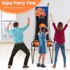 imageGoplus Foldable Indoor Basketball Arcade Game Electronic Basketball Single Shootout Games Machine with 3 Balls LED Scoreboard and Inflation Pump for Kids Youth Teens Adults