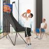 imageGoplus Foldable Indoor Basketball Arcade Game Electronic Basketball Single Shootout Games Machine with 3 Balls LED Scoreboard and Inflation Pump for Kids Youth Teens Adults