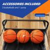 imageGoplus Foldable Indoor Basketball Arcade Game Electronic Basketball Single Shootout Games Machine with 3 Balls LED Scoreboard and Inflation Pump for Kids Youth Teens Adults