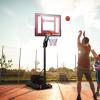 imageGoplus Portable Basketball Hoop Outdoor 35FT85FT Height Adjustable Basketball Stand System with Shatterproof Backboard Weighted Bag Indoor Outside Court Basketball Goal for Kids Youth