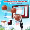 imageGoplus Portable Basketball Hoop Outdoor 35FT85FT Height Adjustable Basketball Stand System with Shatterproof Backboard Weighted Bag Indoor Outside Court Basketball Goal for Kids Youth