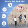 imageGoplus Large Wall Mounted Basketball Hoop 36quot x 24quot ShatterProof Backboard with 18quot Standard Rim AntiTear Net Indoor Outdoor Basketball Games for Background
