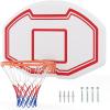 imageGoplus Large Wall Mounted Basketball Hoop 36quot x 24quot ShatterProof Backboard with 18quot Standard Rim AntiTear Net Indoor Outdoor Basketball Games for Background