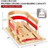 imageGoplus Wooden Sled Snow Wood Sled Pull Steering Slider with Solid Wood Seat Pulling Rope Sleigh Toboggan with 330LBS Weight Capacity for Toddles Kids Adults29