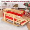 imageGoplus Wooden Sled Snow Wood Sled Pull Steering Slider with Solid Wood Seat Pulling Rope Sleigh Toboggan with 330LBS Weight Capacity for Toddles Kids Adults29