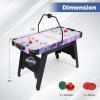 imageGoplus 56 Inch Air Hockey Table for Kids ampamp Adults Air Hockey Arcade Game Table with Digital LED Scoreboard Powerful 12V Motor 2 Pucks 2 Pushers for Home Office Game Room