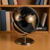 imageGoplus 9Inch Metallic Black World Globe 720 Rotating Earth Globe wMetal Stand Educational Learning Toy Teaching Gift for Kids Modern Desktop Decoration for Home Office School