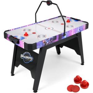 imageGoplus 56 Inch Air Hockey Table for Kids ampamp Adults Air Hockey Arcade Game Table with Digital LED Scoreboard Powerful 12V Motor 2 Pucks 2 Pushers for Home Office Game Room