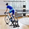 imageGoplus Bike Trainers for Indoor Riding Folding Stationary Bike Stand with Magnetic Flywheel for Bicycle Cycling Training 26  28 Wheels Road ampamp Mountain Bikes8 Levels Resistance