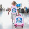 imageGoplus 2PC Kids Luggage 12quot ampamp 16quot Kids Carry On Luggage Set with 4 Spinner Wheels Lightweight Rolling Spinner Suitcase for Children Toddlers Boys and Girls TravelMermaid
