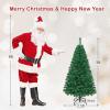 imageGoplus 7ft Artificial Christmas Tree Xmas Pine Tree with Solid Metal Legs Perfect for Indoor and Outdoor Holiday Decoration GreenGreen