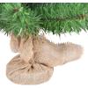imageGoplus 2ft PreLit Tabletop Christmas Tree Small Artificial Fir Tree with 35 Warm White LED Lights 234 PVC ampamp PE Branch Tips Burlap Base Battery Operated Mini Xmas Tree for Home Office Decoration2ft Spruce Tree