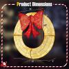 imageGoplus 48 Inch PreLit Christmas Wreath IndoorOutdoor Xmas Decoration with 200 LED Lights Red Bow Hanging Hooks Lighted Christmas Wreath for Garden Yard Living Room GreenGolden