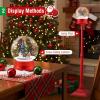 imageGoplus 5 Ft Christmas Snow Globe Lantern Musical Snowy Globe Street Lamp w 8 Tunes Blowing Snow Rotating Scene 15 Colorful LED Lights for Entryway Fireplace Porch Snowing Santa in SleighSnowing Santa in Sleigh