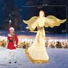 imageGoplus 52 FT Christmas Lighted Angel PreLit Winged Holiday Figure Angel with 180 Warm White LED LightsAngel of Praise