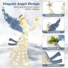 imageGoplus 52 FT Christmas Lighted Angel PreLit Winged Holiday Figure Angel with 180 Warm White LED LightsAngel of Stars