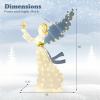 imageGoplus 52 FT Christmas Lighted Angel PreLit Winged Holiday Figure Angel with 180 Warm White LED LightsAngel of Stars