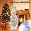 imageGoplus 6 FT Lighted Christmas Snowman PreLit Popup Christmas Decoration w 180 Cold White LED Lights Ground Stakes ampamp Zip Ties Included Festive Snowman Ornament for Home Yard3D SnowmanD