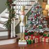 imageGoplus Christmas Nutcracker Xmas Nutcracker Figure wHigh Hat Beautiful Scepter Uniform ampamp Boots Indoor ampamp Outdoor Festival Decoration for Living Room Porch Yard Black Red Soldier 4White Golden Soldier