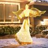 imageGoplus 52 FT Christmas Lighted Angel PreLit Winged Holiday Figure Angel with 180 Warm White LED LightsAngel of Praise